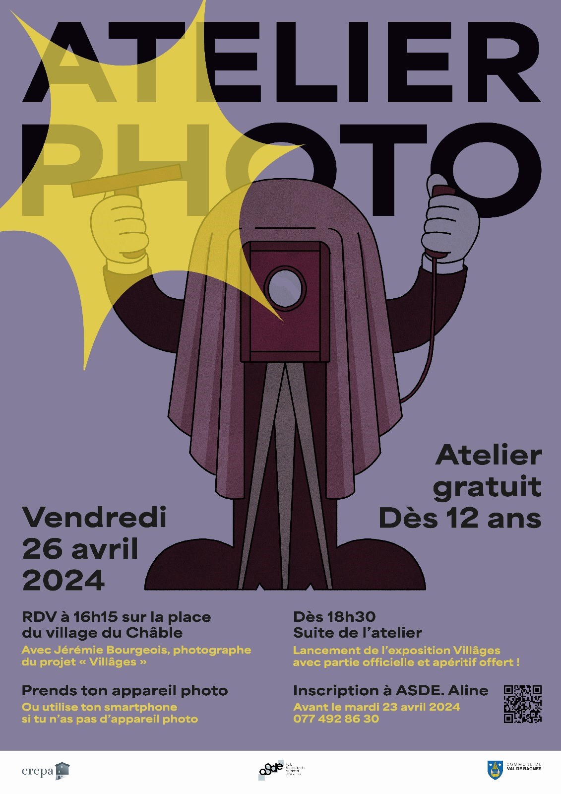 Flyer atelier photo