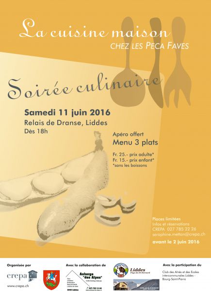 Affiche soirée Liddes